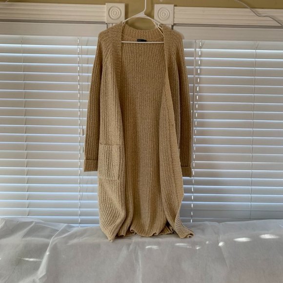 Women’s Long cardigan size L (contains cotton and wool) - Picture 4 of 5